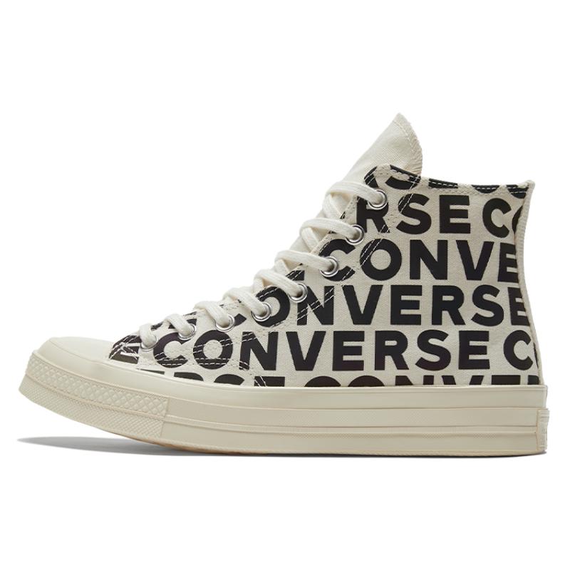 

Converse Chuck Taylor All Star 1970-е Удобные и Универсальные Модные Высокие Эспадрильи Унисекс Молочно-Белый Черный 35