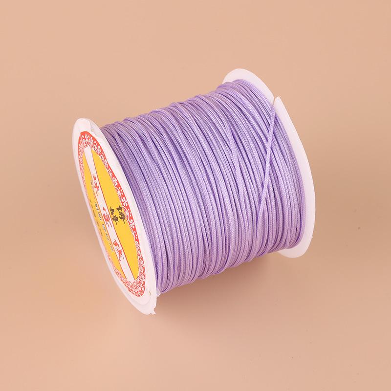 Boting Jade No. 72 0.8mm Nylon Thread for DIY Braided Cord Bracelet Weaving and Pendant Making.