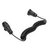 13 Pin Plug to 7 Pin Socket Trailer Power Extension Cable 9.84FT Coiled Trailer Wiring Adapter for RVs Trailers