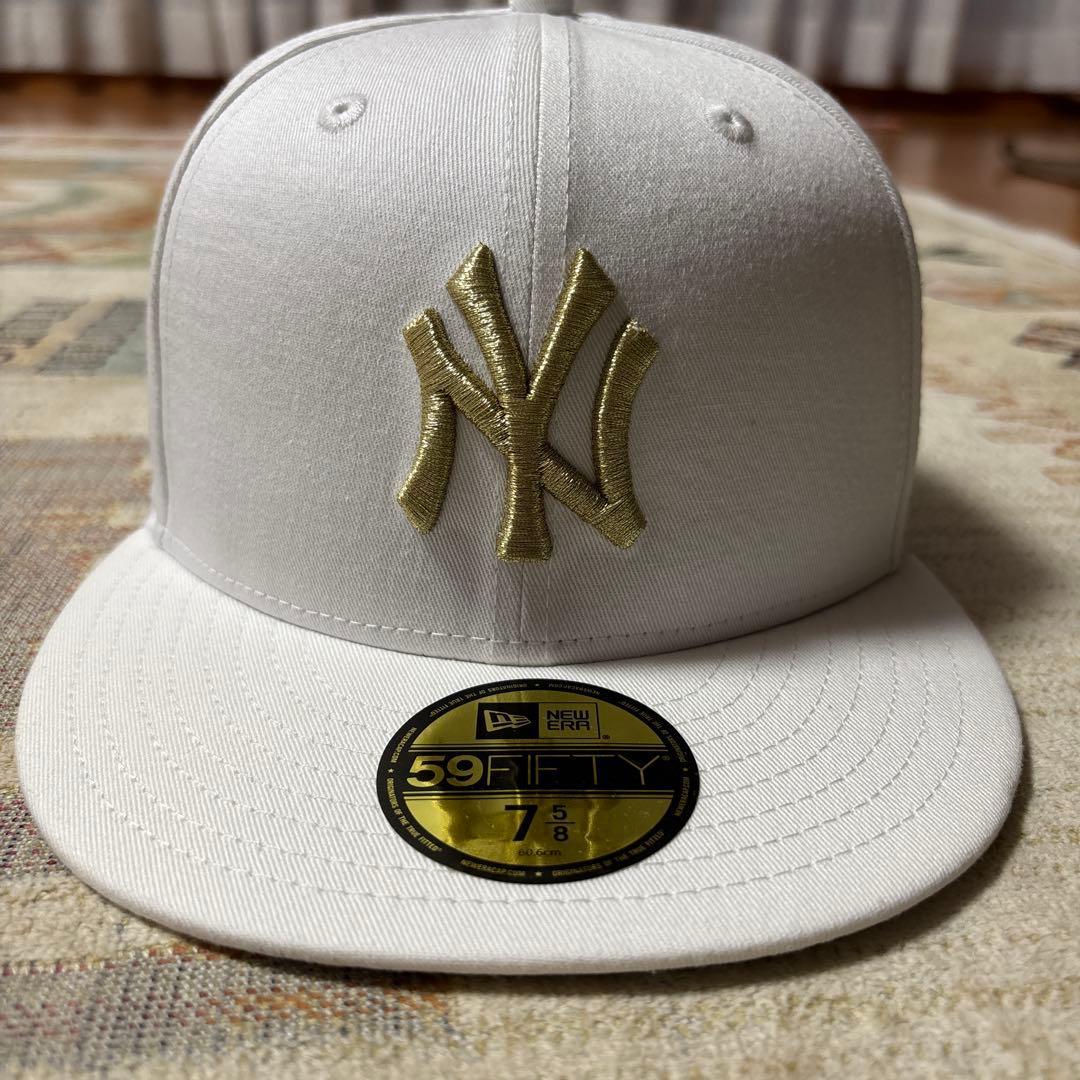 Used New Era 59FIFTY NY Yankees Cap White