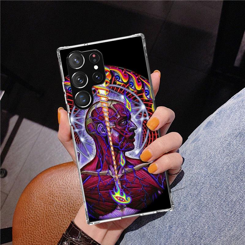 Band T-Tool Schism Phone Case For Samsung Galaxy S24 S25 Edge S26 Ultra S23 S22 S21 Plus S20 FE + Personalized Print Cover Galax