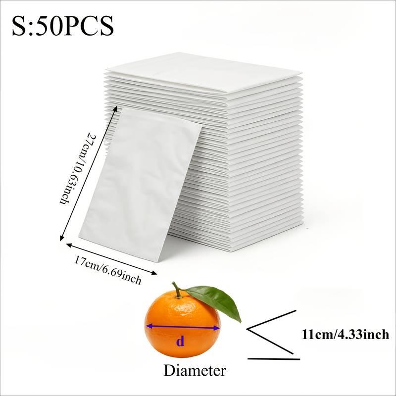

50/100Pcs Fruit Protection Bags with Drawstring Breathable Mesh Netting Insect Bird Pest Deer Proof Cover for Apple Grape Tree