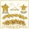24 Pcs Glitter Star Picks 14.5 Inch Sparkly Star Stem Christmas Star Tree Picks Twinkle Star Sticks Foam Vase Decoration for Christmas Birthday Party