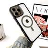 Luxury Transparent Hard Case For iPhone17 Air 16 15 14 13 12 11 Pro Max Plus Magsafe Wireless Charge Camera Lens Cover