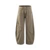 American retro scimitar pants washed silhouette deconstruction design sense casual pants men and women ruffian handsome long pants mopping pants
