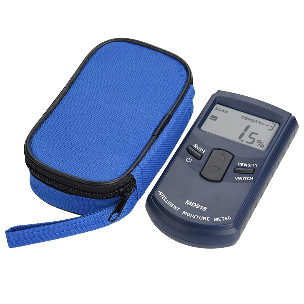 

ORIGINCOM Digital Wood Moisture Easily Measures Wood Moisture Content from to Features Large Digital Moisture Content Moisture Meter MD918 Meter, 4%