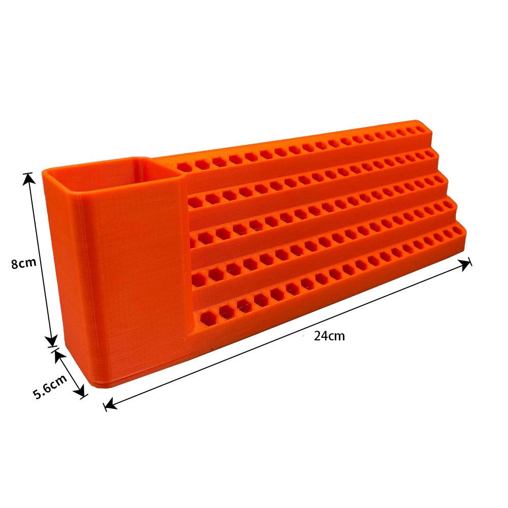 20/50/100 Slot Hex Bit Holder Organizer Drill Bit Storage Milling Cutter Drill Holder 1/4 Inch Hex Screwdriver Bit Organizer