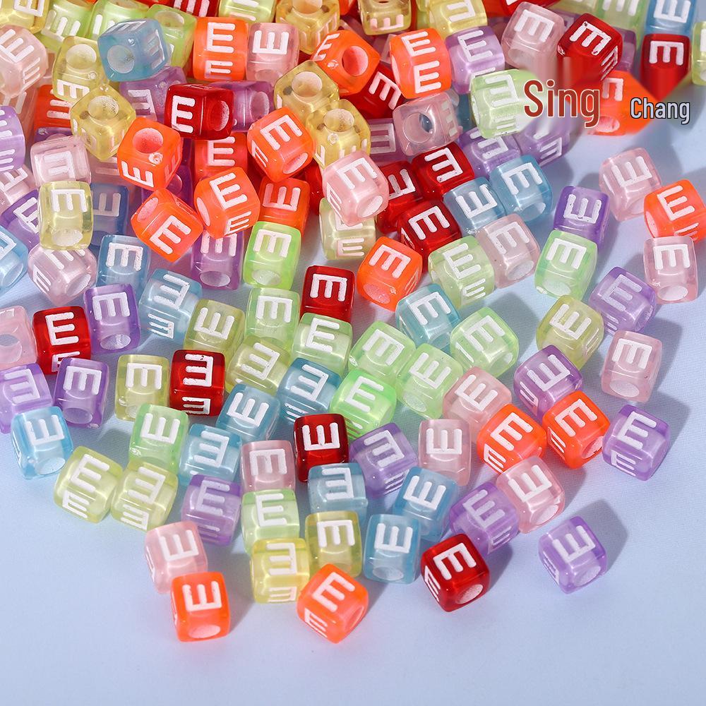 Colorful A-Z Letter Beads for DIY Jewelry & Educational Bracelets