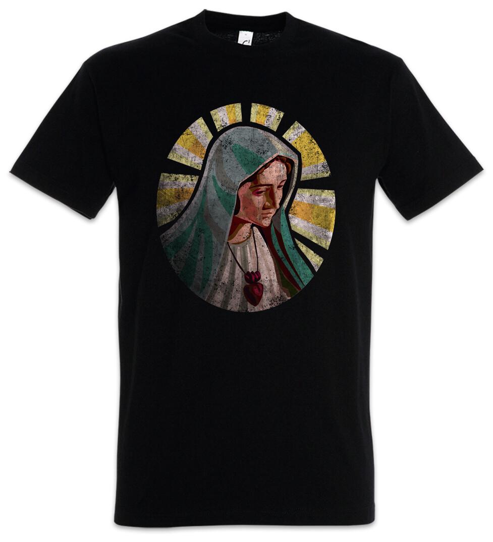 Holy Mary Mens T-Shirt Mens Womens Tees Top Holy Mary Mother of God God Church Faith 4XL