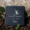 Personalisierter Haustier-Gedenkstein Gravierter Grabstein Hund Beileidsgeschenk Individuell Gravierte Hund Katze Gedenkplakette Haustierverlust Geschenke