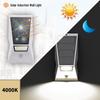 Smart Waterproof Solar Wall Lamp with Large Photovoltaic Panel for Garden, Terrace, and Garage