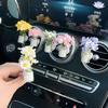1pc Car Air Vent Clip Decor, Creative Galaxy Stars & Flower Fresh Air Conditioning Outlet Decoration