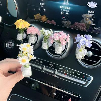 1 peça Decoração de Clipe para Saída de Ar de Carro, Estrelas Criativas da Galáxia e Flor Decoração para Saída de Ar Condicionado