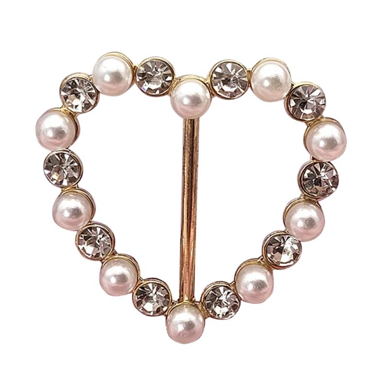 Silk Scarf Ring Clip T-Shirt Tie Wrap Holder Brooch Women Scarves Clasp Waist Buckle Fashion Metal Ring for Shirt Clothing Decor