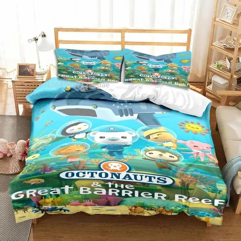 Comforter The Octonauts Cartoon All Season Twin Bedding Set 3 Piece Comforter Set Bed Double King Comforter