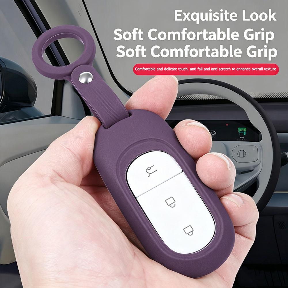 For Leapmotor B10/B01/B03X/B05 Car Card Key case Protective Shell Silicone/ABS Fully Transparent Full Package Car Accessories