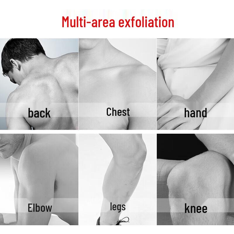 Hefengyu Men's Woody Scent Exfoliating Body Scrub Gel