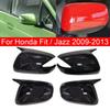 Pentru Honda Fit Jazz 2009-2013 Autocolant Auto Acoperire Oglindă Laterală Retrovizoare Capac Aripă Exterior Ușă Carcasă Oglindă Retrovizoare Ornament Aspect Fibră de Carbon