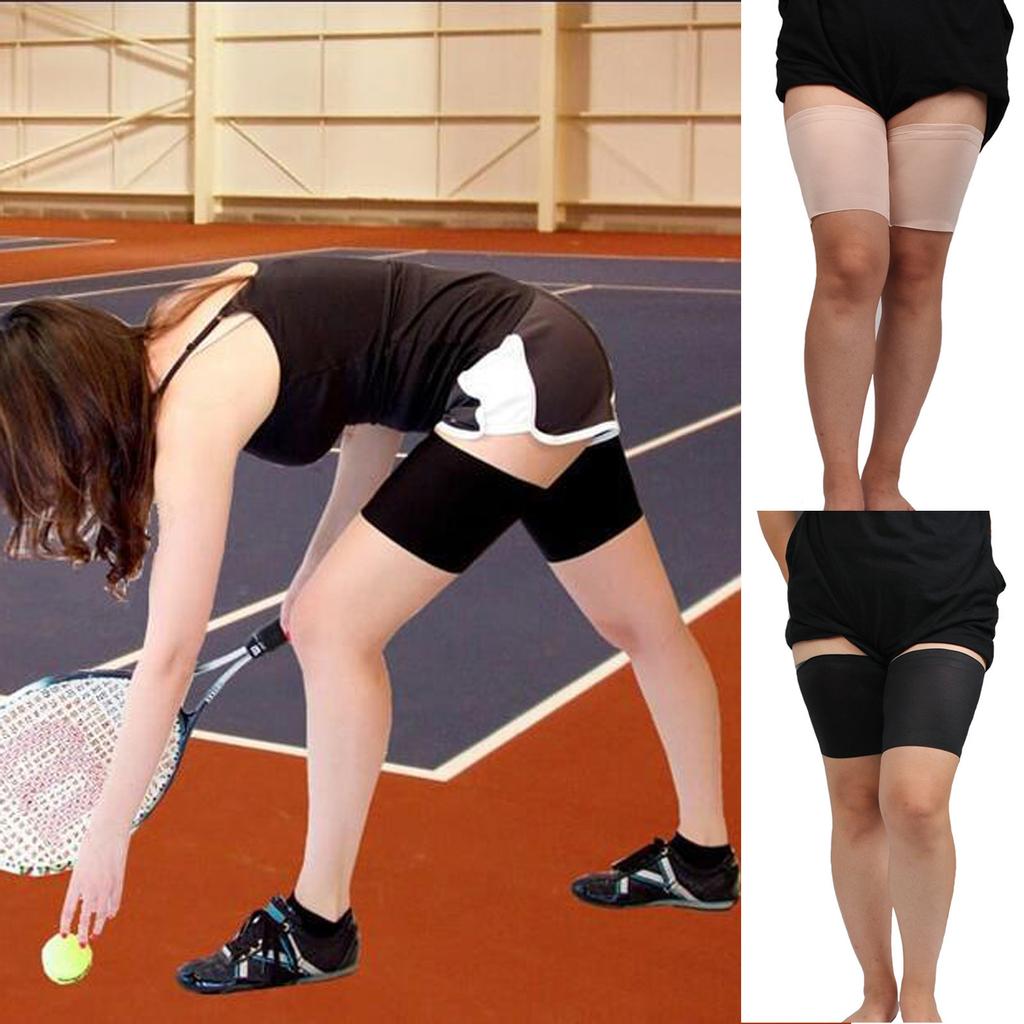 Silikonowe skarpetki antypoślizgowe Elastyczne płaskie opaski na uda Rękawy przeciwcierne Paski na nogi