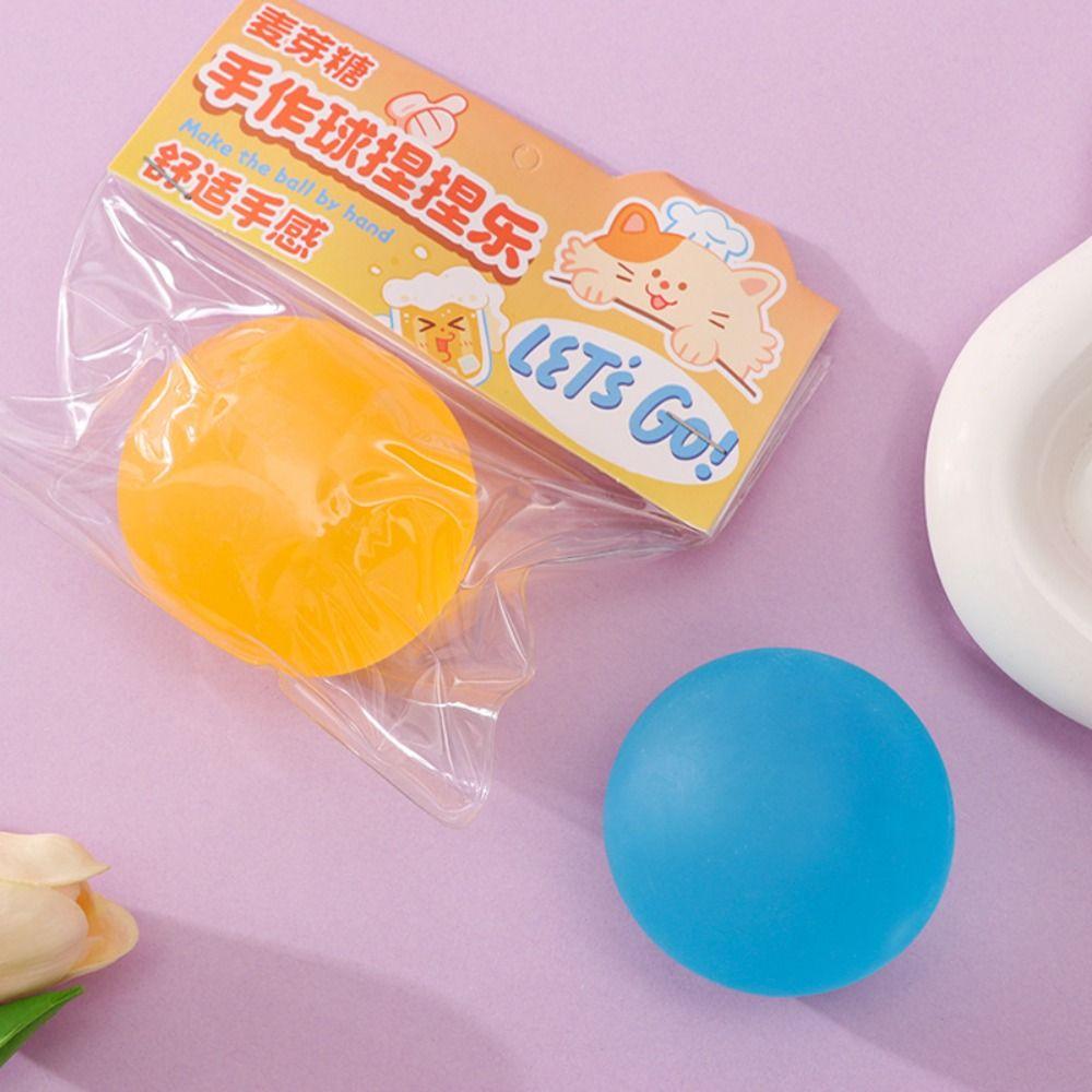 2Pcs Luminous Balls Children's Squeeze Toy Sticky Maltose Fidget Toys Holiday Gifts