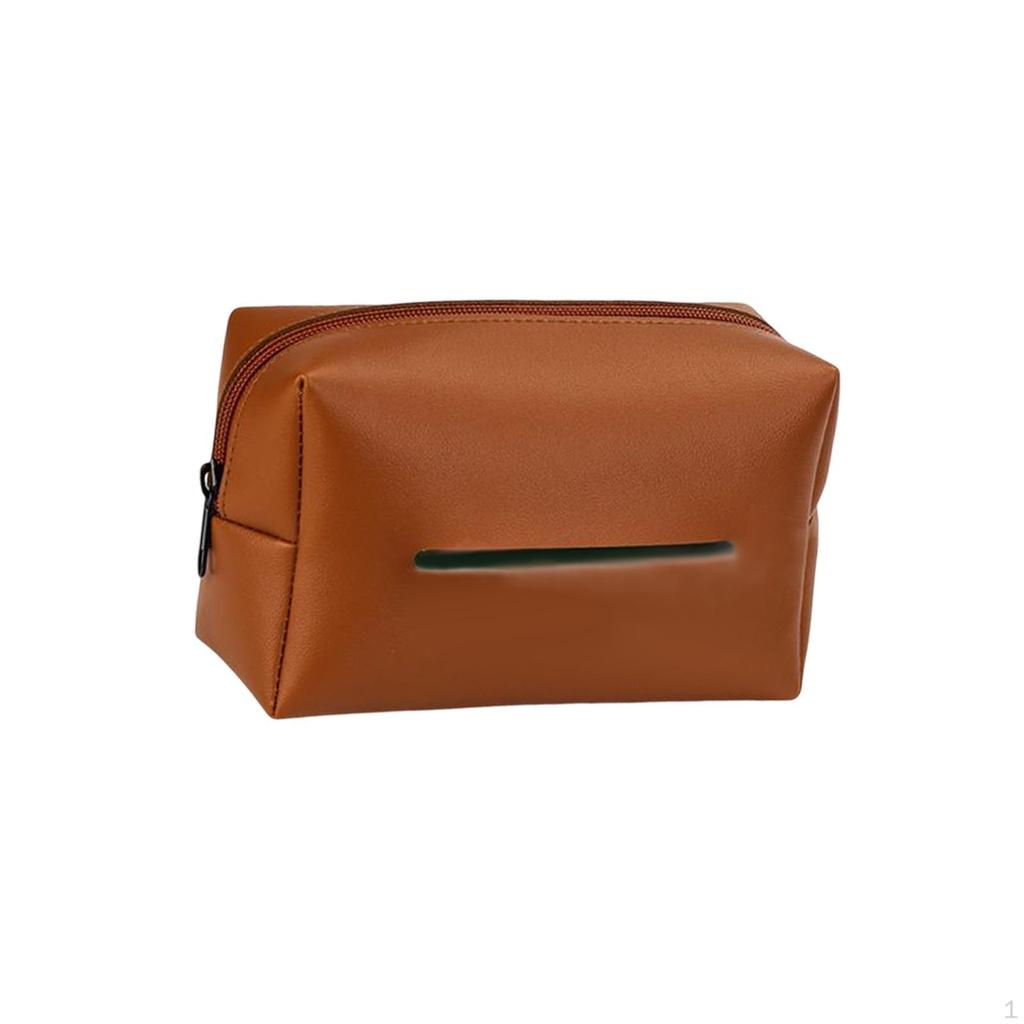 Box, Sun Visor Seat Back Hanging Organizer Practical Armrest Durable Napkin Case for Vehicles RV