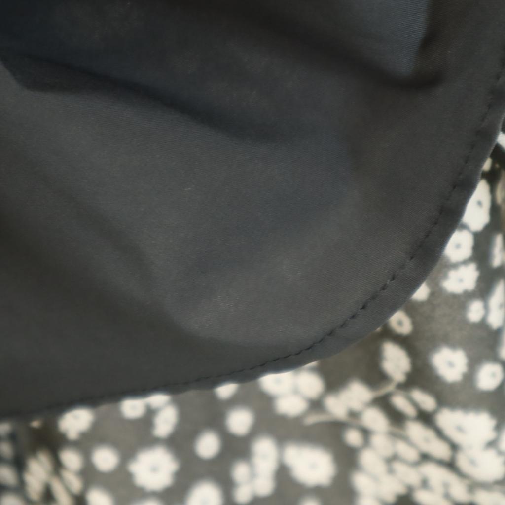 Mila Owen Floral Narrow Long skirt Charcoal system Women Used