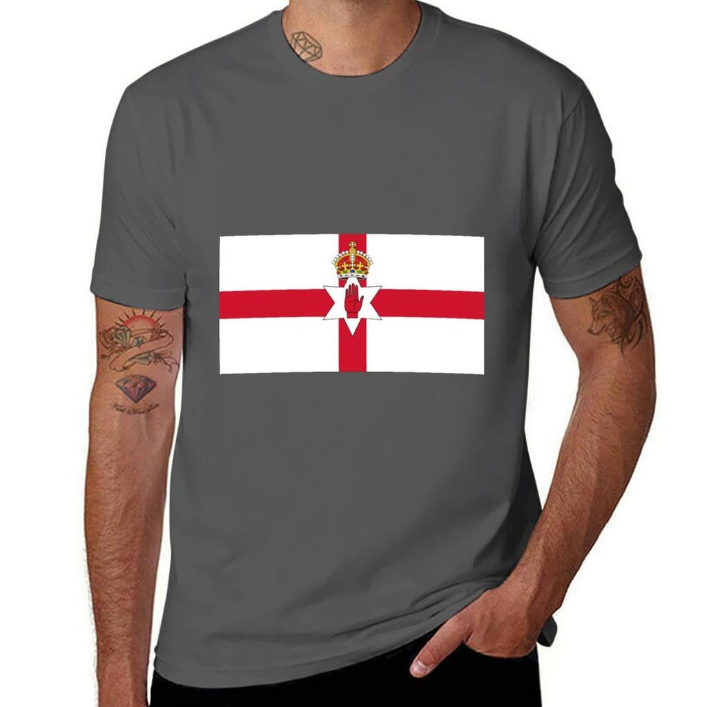 Flag of Northern Ireland TShirt Holiday Casual Short Sleeve Top