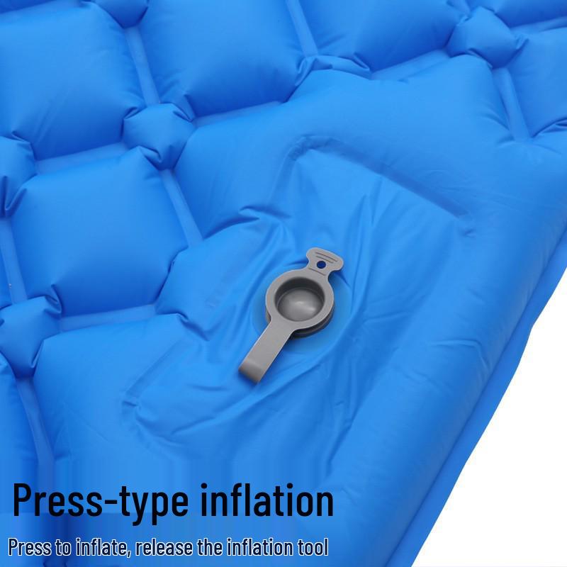 Colchoneta inflable para dormir TPU para una persona: Colchón Portátil, Impermeable, de Alta Elasticidad para Acampada al Aire Libre.