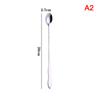 1Pc Creative Stainless Steel Long Handle Coffee Spoon Stirring Ice Spoon