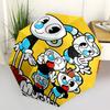 1pc Cuphead Mugman Outdoor Umbrella - Automatic Opening/Closing, Portable 3-Fold Design, 8-Rib Iron Frame, Perfect Gift for Fans, Travelers, Daily Use