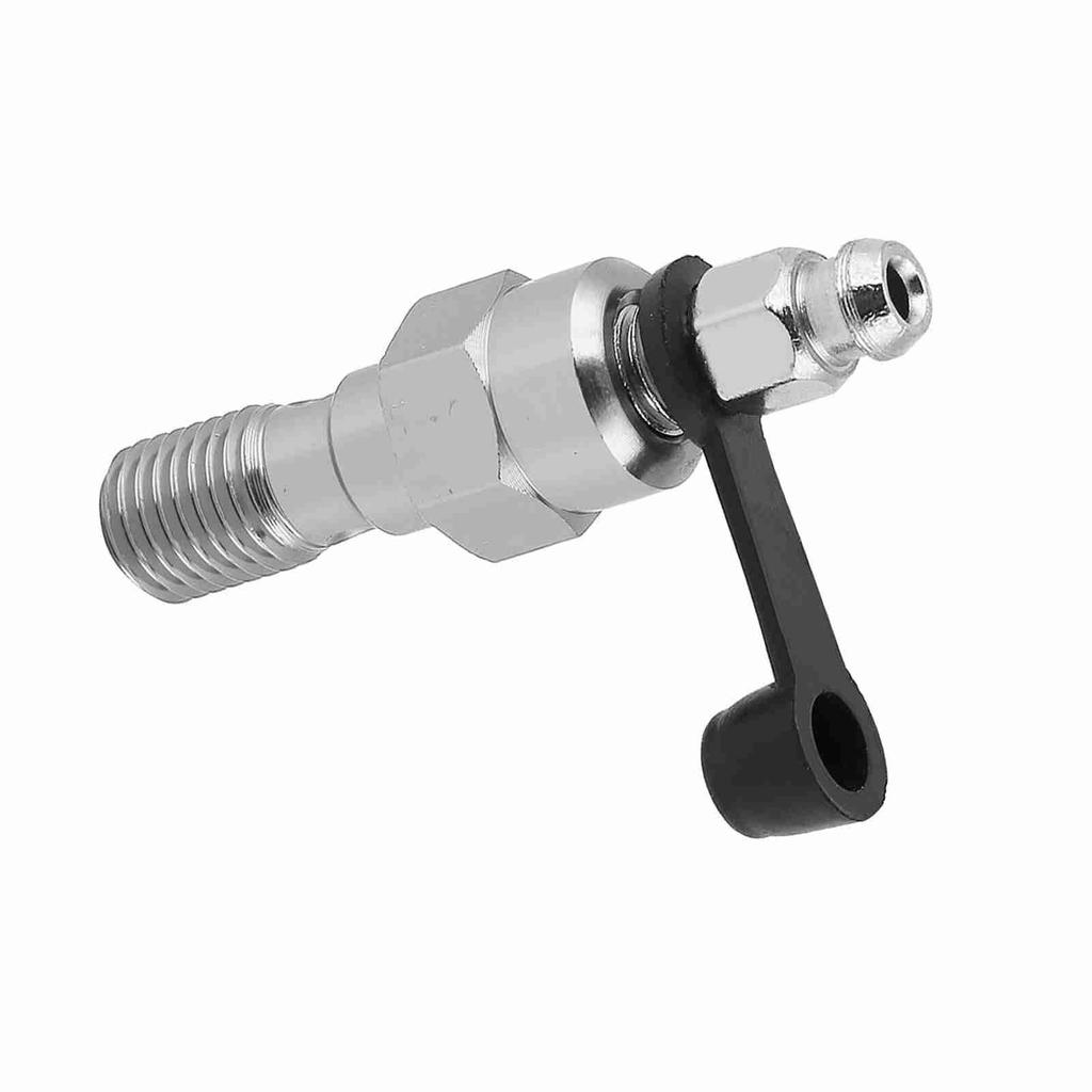 M10x1.25mm Motorcycle Brake Master Cylinder Caliper Bleed Screw Nipple Banjo Bolt   Dust Cap Silver