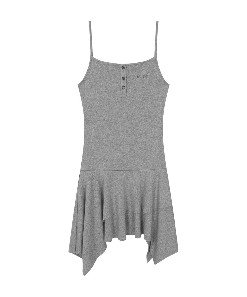 Aejeuon Mare Frill Dress / Gray