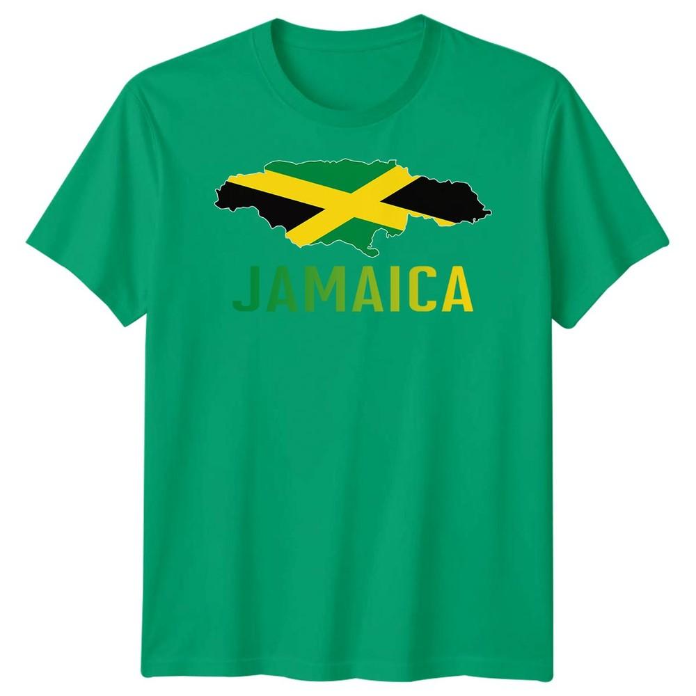 Jamaica Flag Map Countries Unisexs TShirt Unisexs Tee Travel Souvenir Graphic