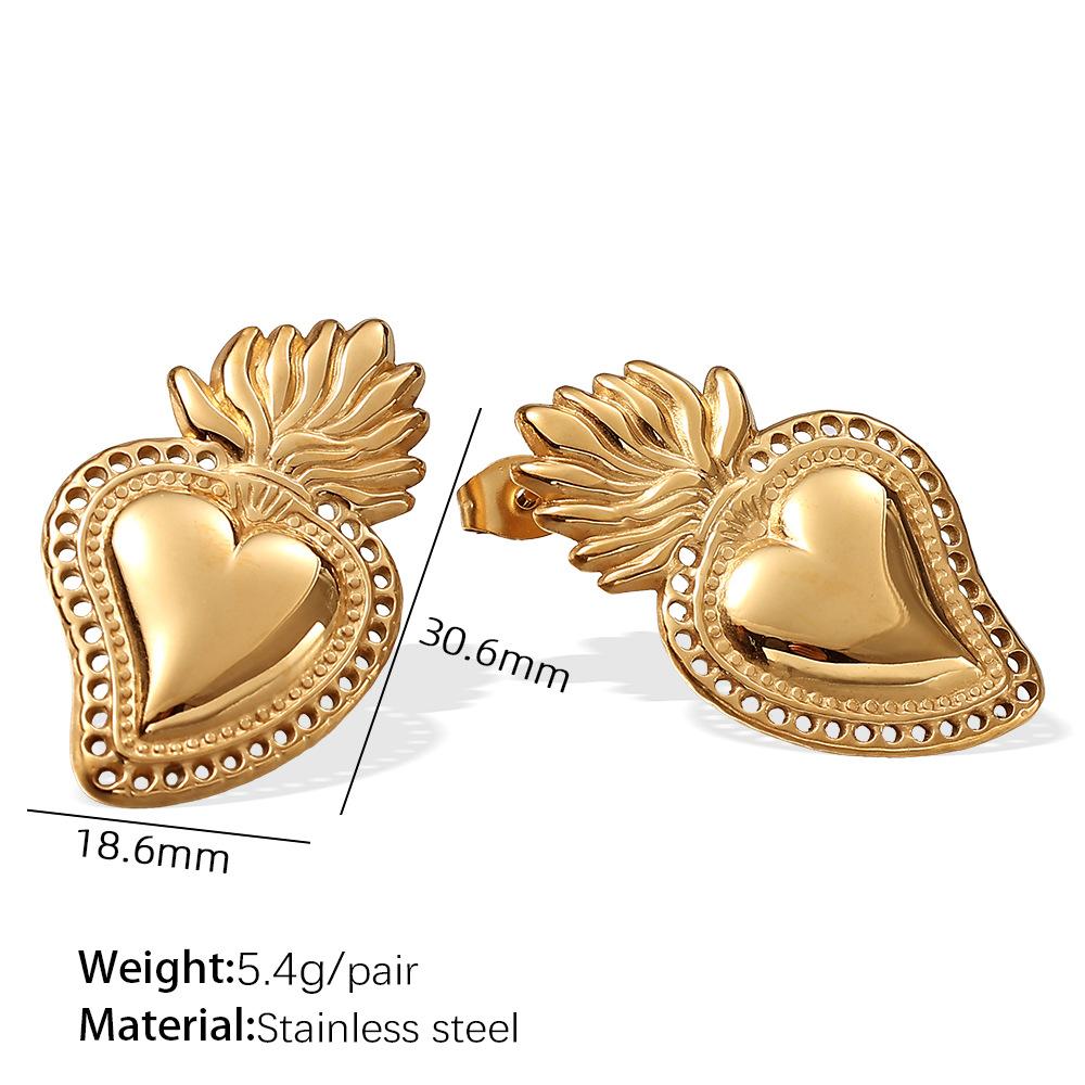 Персонализированные серьги-гвоздики в форме клубники, серьги в форме персикового сердца, серия фруктов, серьги в форме сладкого сердца, ювелирные аксессуары