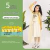 Children's Waterproof Disposable Raincoat - Portable One-Piece Cape for Hiking, Rafting, Camping, and School.