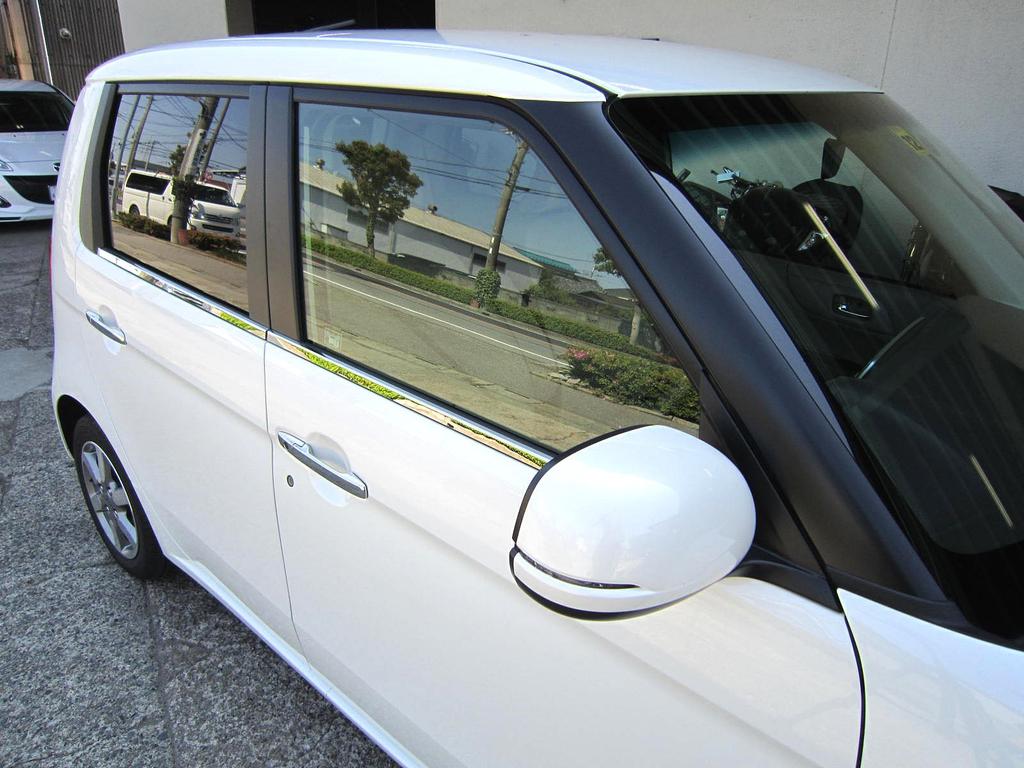 BRIGHTZ Finish Stainless Steel Window Frame Trim for Ultra-Mirror (4-Piece Set) N-ONE JG1/JG2 (Product Code WIN-SIL-009) (Product Number 12834)