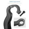 Mountain Bike Deputy Handle Replacement Horn Shape Adjustable Handlebar End Bicycles Extension Handlebar Enduring