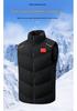 Unisex Wushu Coach Vest: Warm Sleeveless Sportswear for Autumn/Winter