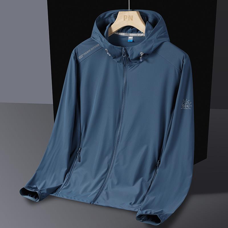 1011 summer new cool sunscreen clothes men's outdoor breathable thin skin clothes jacket women's UV protection fishing clothes