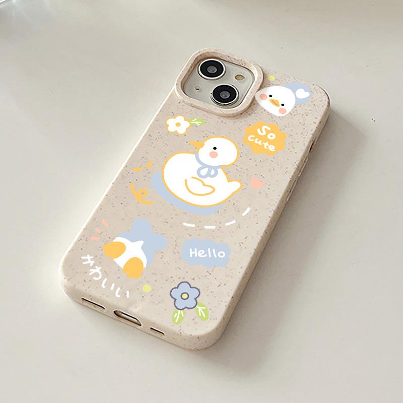 Mobile Phone Cases for iPhone 11 13 XR 15 Pro Max 12 14 Pro Max Case iPhone 16 7 Plus 8 Plus XS Max Degradable and Environmentally Friendly Anti-fall