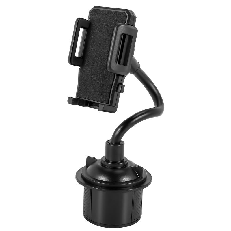 AA92-Universal Car Mount Adjustable Gooseneck Cup Holder Cradle For Cell Phone