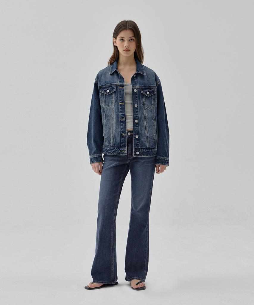 RYUL+WAI Denim Semi-Bootcut Basic Pants Indigo R6