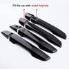8Pcs Car Exterior Door Handle Trim Cover For Honda Civic 10th Gen 2016-