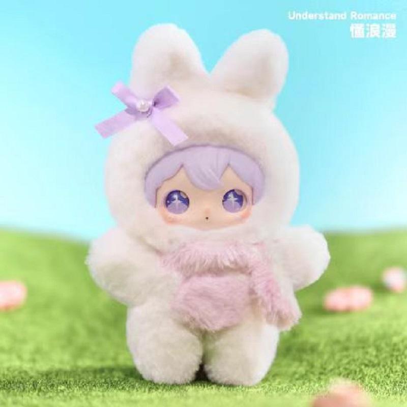 

Shyshy Rabbit Cartoon Vinyl Doll Blind Box - Trendy Surprise Handmade Backpack Pendant Toy for Gift Shining World Series розовый