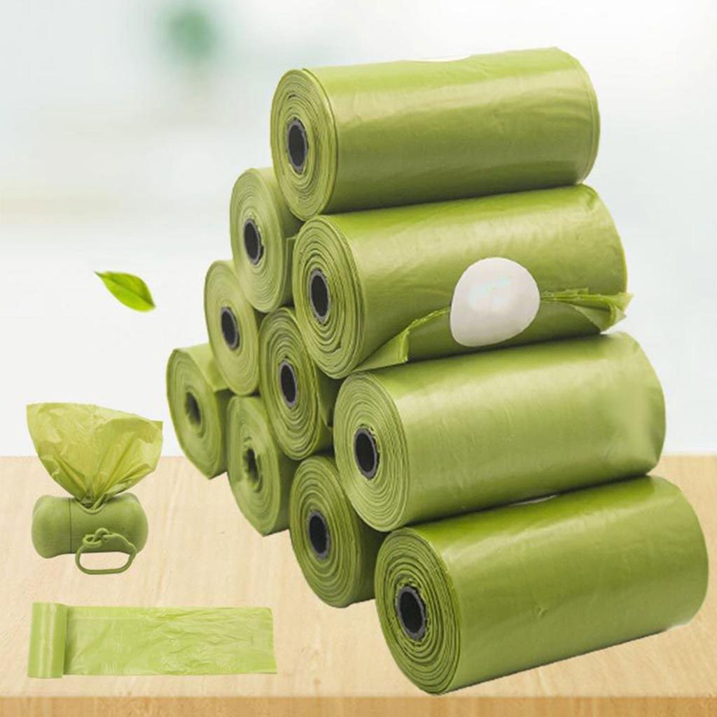 Disposable Dog Poop Bag Dog Poop Bag Degradation Bag for Picking Up(1/8/24 Rolls) Dog Cleaning Supplies Easy Use