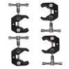 4pcs Aluminum Alloy Magic Arm Super Clamp Crab Big Pliers Clip with 1 4  3 8  Screw Hole for DSLR Camera