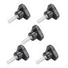 5Pcs Knob Bolt Lathe Hand Grip Twist Knob Nut Screw Triangle Locking Handle HardwareM6x32x10