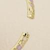 Ethnic Style Cloisonne Bangle Flower Pattern Hand Bracelet Charming Open Bangle  Women Jewelry