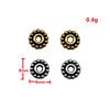 Caps Beaded Edge Spacer Beads Antique Style For DIY Jewelry Projects