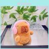 Charming Capybara Stuffed Animal With Colorful Earphones Great For Birthdays And Playtime
